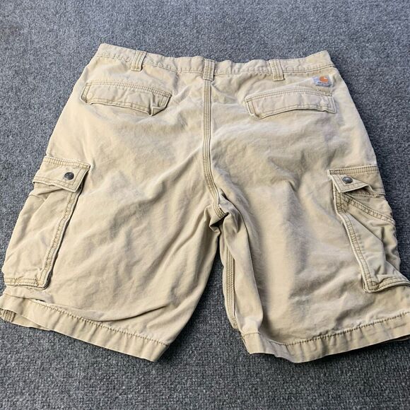 Carhartt Cargo Shorts Mens 38 Relaxed Fit Utility Brown 10” Inseam - Picture 2 of 14